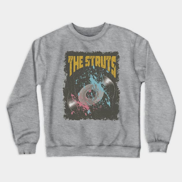 The Struts Vintage Vynil Crewneck Sweatshirt by K.P.L.D.S.G.N